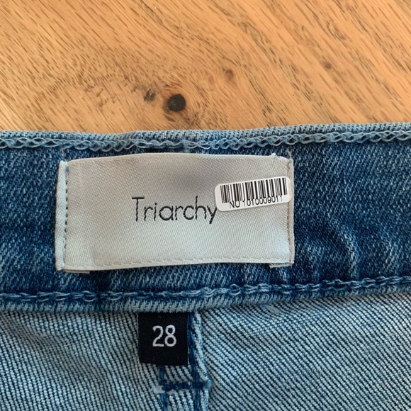 Triarchy Women’s Denim Jeans High Waisted Skinny Responsible Denim Size 28 NWT - Picture 5 of 15